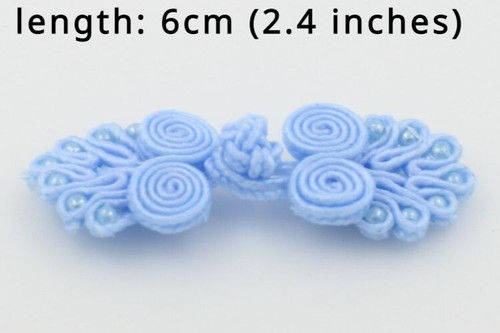 10pcs Chinese Frog Buttons Buckle Material for Cheongsam Tang Suit Sewing Craft - Picture 11 of 24