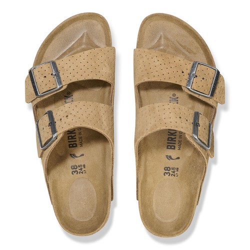 Neu Herren Birkenstcok Arizona schmal 1027066 BEIGE WILDLEDER EU 38-42 - Bild 7 von 7