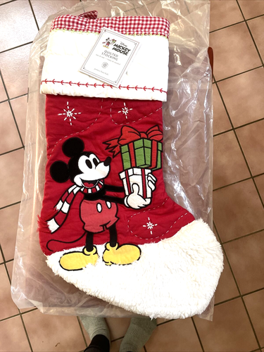 Pottery Barn Holiday MICKEY MOUSE Christmas stocking gift tree minnie Disney z - Picture 4 of 15