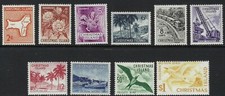 1963 Christmas Island SG# 11-20 Local Motifs set of 10 Mint MUH MNH
