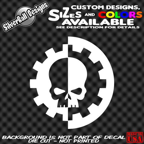 Adeptus Mechanicus Custom Vinyl Decal Sticker car truck window