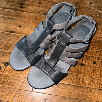 Keen gray Victoria strappy wedge ortho arch 11 sandals | eBay