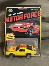 1980 Motor Force Camaro Yellow #9 Die-Cast Metal Car