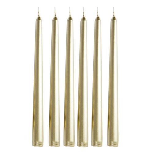 10" tall Gold Premium Taper Candles Wedding Centerpiece Decorations WHOLESALE