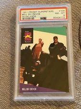 1991 Proset Superstars Bell Biv Devoe PSA 8 Musicards #109 Card NEW Case LOW Pop