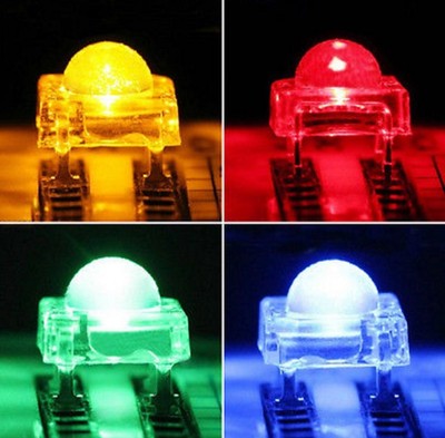 Piranha LED Lamp Beads - High-Brightness F5mm Round Head In White, Red, Green, Blue, Yellow - Foto 8