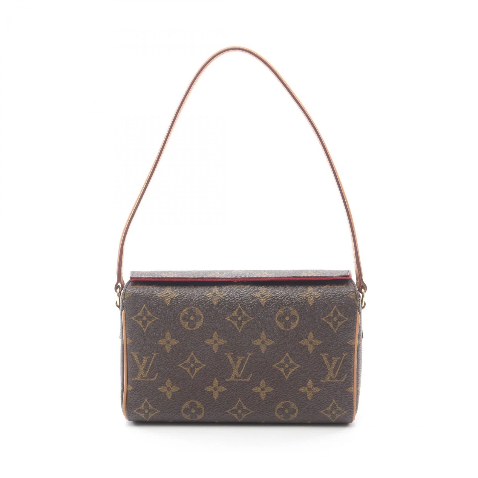 LOUIS VUITTON（LV） Borsa a tracolla Louis Vuitton Recital M51900 Monogram tela marrone usata donna