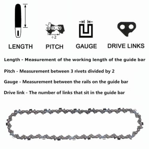 6x 4" Inch Chainsaw Chain Saw 1/4 043 28DL for Stihl GTA 26 Cordless Wood Cutter - Picture 3 of 7