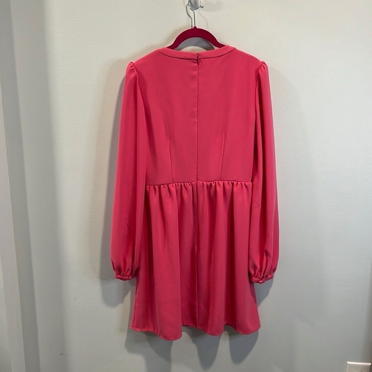 pink saloni bow dress Saloni XS pink tweed dress with bows worn once and