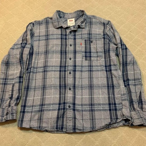 Levi's Red Tab Flannel Shirt Men's Size 
