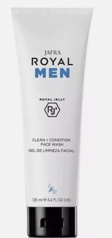 NEW Set Of 2 Jafra Royal Men Royal Jelly Clean+Condition Face Wash 4.2 fl.oz - Image 2 of 3
