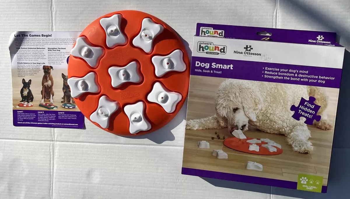 Interactive Dog Puzzle Game Toys - Dogs Smart Nina Ottosson by Outward Hound