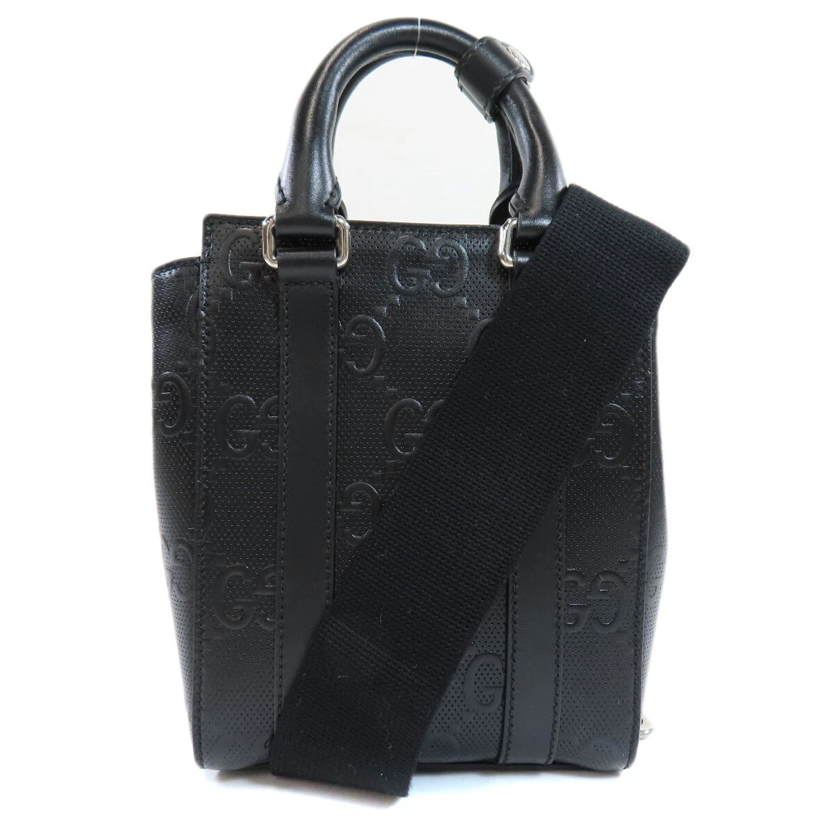 Gucci GG Embossed Tote Bag Black