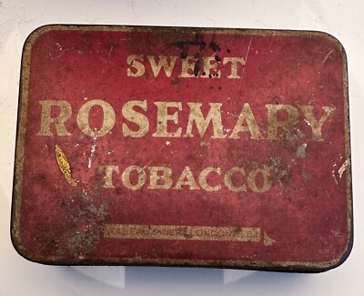 Antique Sweet ROSEMARY Tobacco Tin