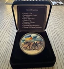 2022 Ukrainian Freedom Flag Hobo Coin American Liberty Silver Eagle 1 oz