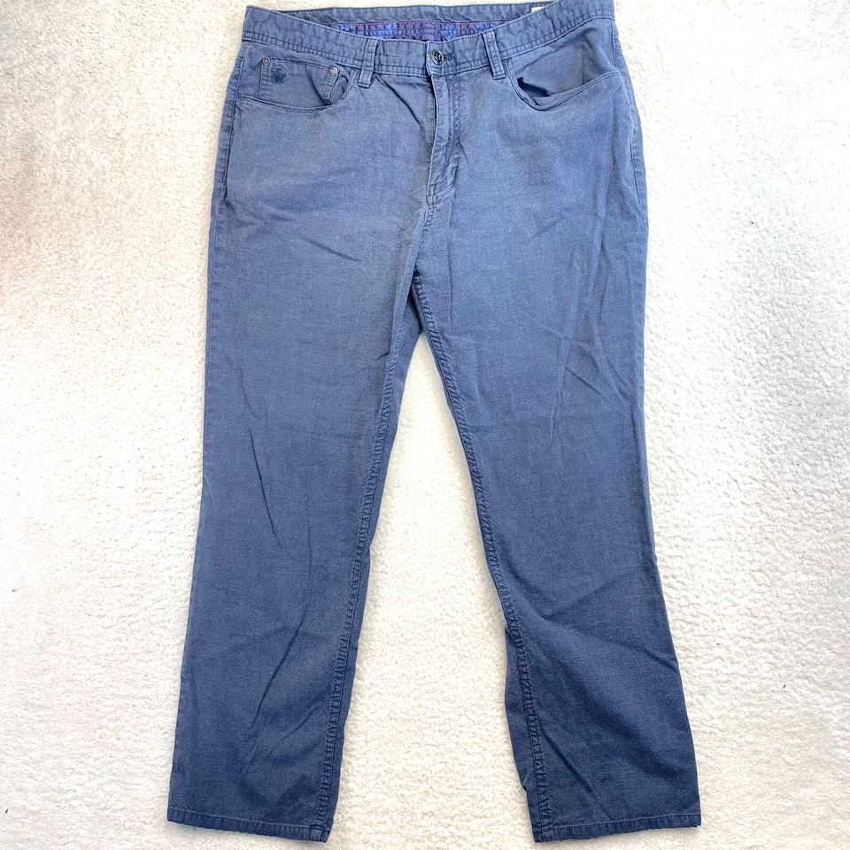 English Laundry Pants Mens 36x30 (36x27) Gray Brixton 5-Pocket Trousers Preppy - Image 2 of 4