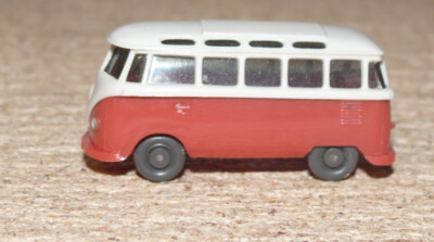 P12  Wiking 317 VW- Samba Sonderbus perlweiß/orangerot