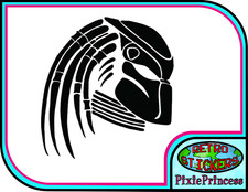Predator E Vinyl Sticker Laptop Car Motorbike Wall Window Movie Alien Prey