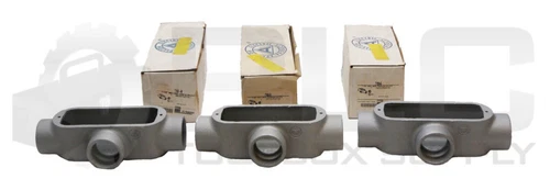 LOT OF 3 NEW APPLETON T150-M UNILET CONDUIT BODY 1-1/2"