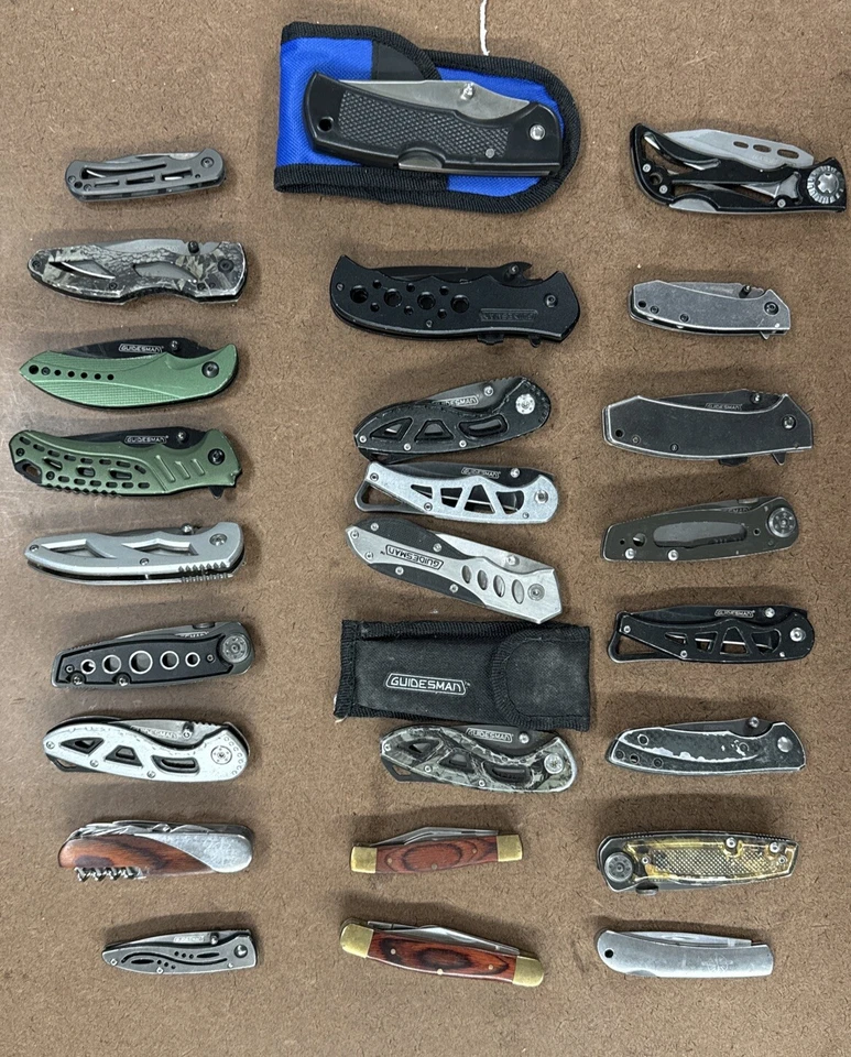 Guidesman Knife Lot / Set Of 25 / No Duplicates - Image 2 of 4