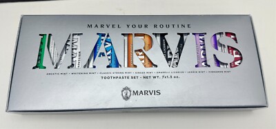 Marvis Toothpaste Variety Flavor Collection Gift Set Pack of 7 x 1.3 OZ NEW