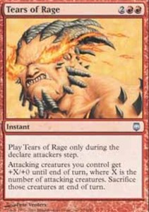Tears of Rage x4 - Darksteel - NM-Mint, English - Darksteel