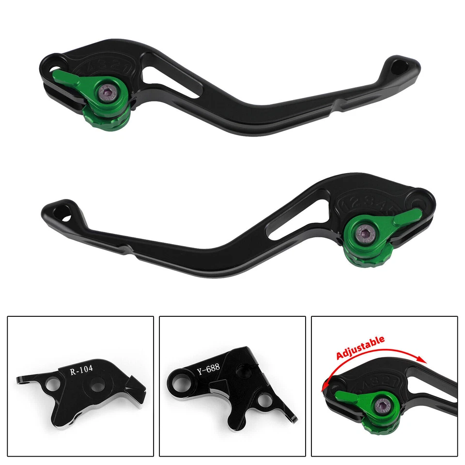 NEW Short Clutch Brake Lever fit for Yamaha YZF R1 R6 R6S CA/EU VERSION #3 - Imagem 3 de 4