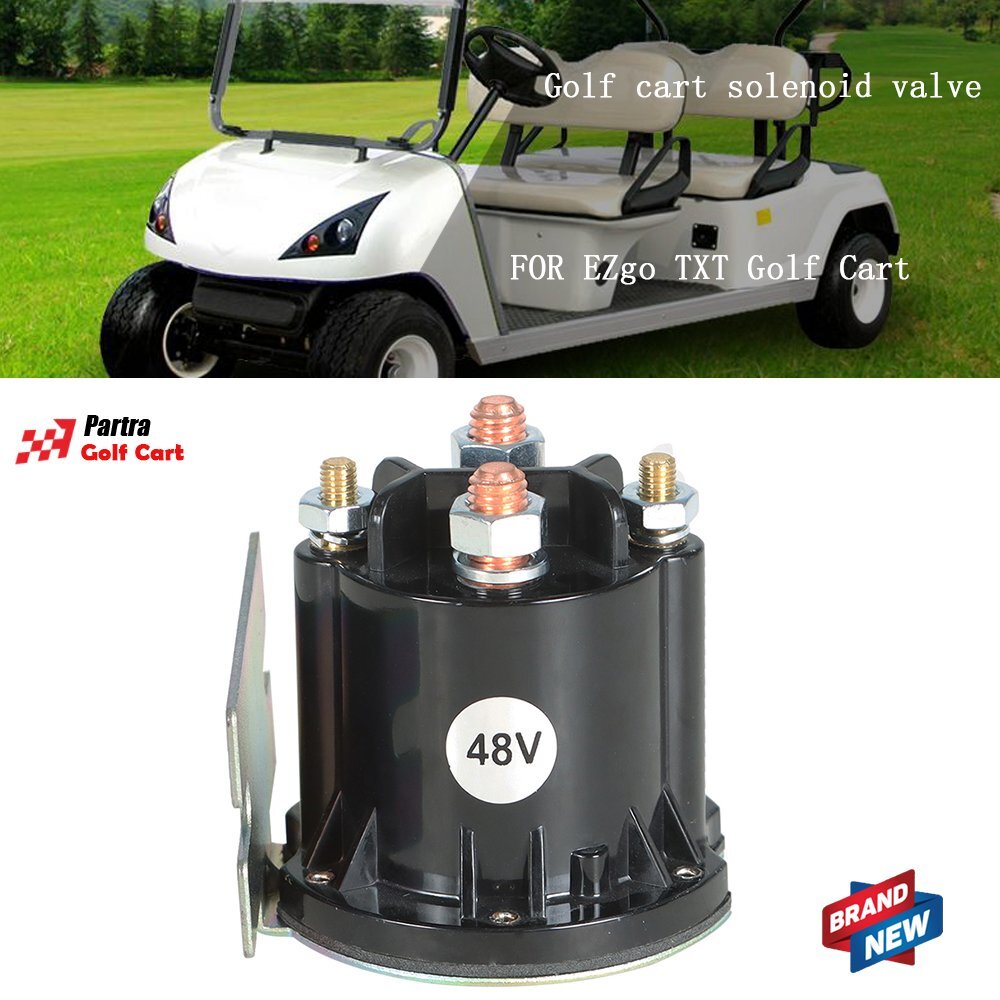 For EZGO TXT Golf Cart Part 48 Volt Terminal Solenoid Electric 2010+  612711