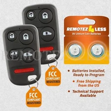 2 Replacement for 2001 02 03 04 Honda Odyssey Keyless Entry Remote Car Key Fob