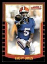 2021-22 Bowman University #2KB-6 Emory Jones Rookie 2000 Bowman Florida Gators