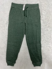 J Crew Infield Fleece Sweatpants Men’s Sz M, Dusty Pine Green Color