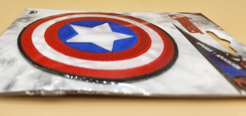 Official Marvel Comics Avengers CAPTAIN AMERICA SHIELD Iron on Patch 3.5", NEW - Picture 5 of 7