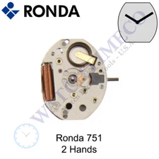 Genuine Ronda 751 Watch Movement Swiss Parts (Multiple Variations)