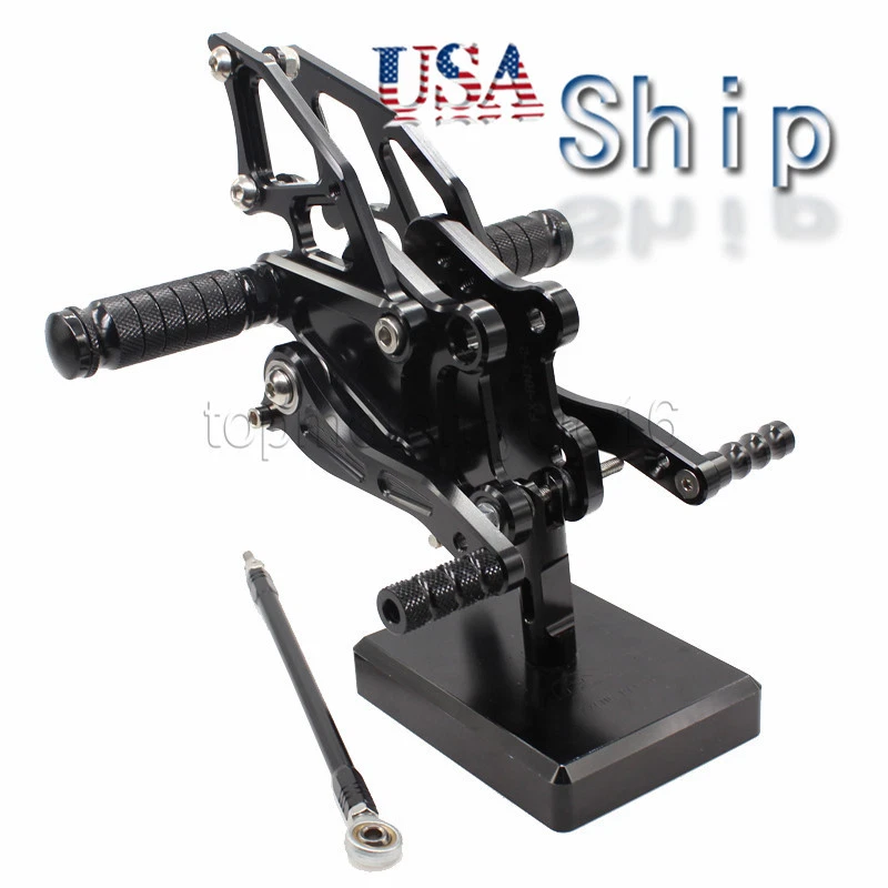 EE. UU. Para KAWASAKI NINJA 300/250 2013-2016 2015 2014 estriberas reposapiés juego trasero Foto 4 de 4