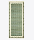 TORY BURCH GEMINI MEDALLION RIBBON Thin Long Scarf 75"x30"  (New)   — photo 3