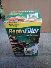 TetraFauna ReptoFilter 3 pack Medium Disposable Filter Cartridges - New