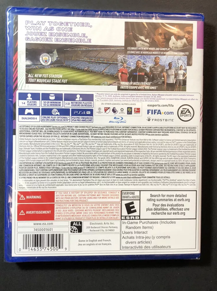 Jogo PS4 FIFA 21