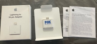 Apple Lightning To 30 Pin Adapter MD823ZM/A OEM Retail Packaging