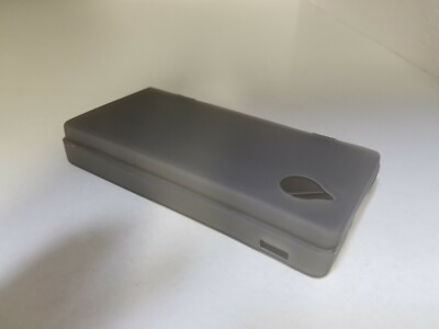NEW SMOKE CLEAR  BLACK SILICON COMFORT GRIP FOR NINTENDO DSi #11C
