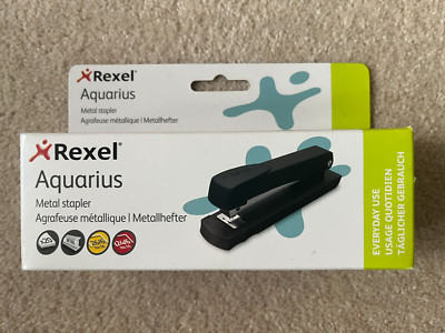 Rexel Aquarius Metallhefter mit vollem Streifen - 20 Blatt - schwarz - neu/verpackt