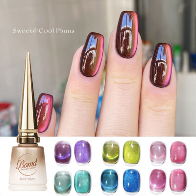 Magnetischer Reflektierender Katzenaugen-Gel-Nagellack Uv/Led-Soak-Off-La  