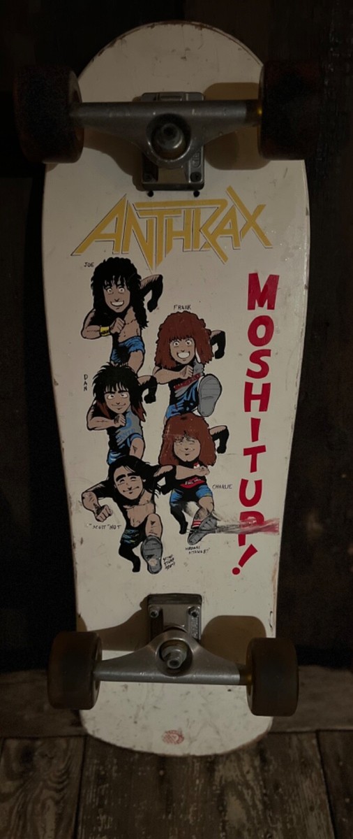 Vintage Brand X Anthrax Deck, 1987Rare Original Hiroaki Katano,NYC