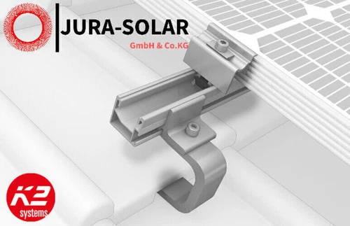 PV Montageset: K2 Montagesystem für PV-Anlagen für Ton- und Betondachziegel - Bild 3 von 5