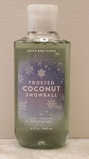 Bath  Body Works Frosted Coconut Snowball 10 fl oz Shower Gel