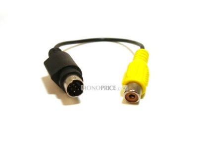 NEW -Video Card (Mini Din 7Pin) Male to RCA Female (Jack) Adapter for ATI Radeon