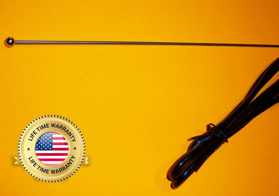 RADIO ANTENNA UNIVERSAL REPLACEMENT AM/FM VINTAGE STYLE ROUND BASE NOS BRAND NEW Foto 4 de 4