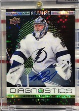 2020-21 UPPER DECK ALLURE ANDREI VASILEVSKIY, #D-8, AUTO, DIAGNOSTICS, CUP CHAMP