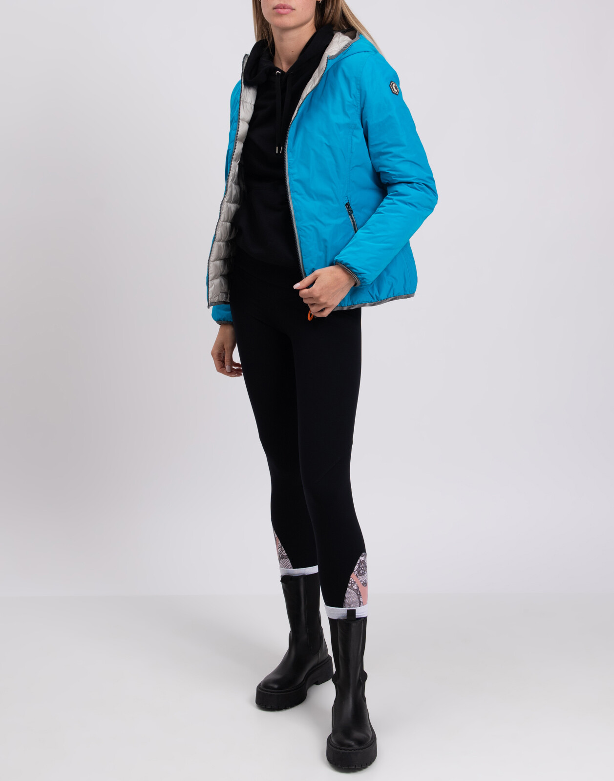 ALTRA Giacca CRUST REVOLUTION taglia S imbottita polsini elasticizzati con cappuccio trapuntata full zip