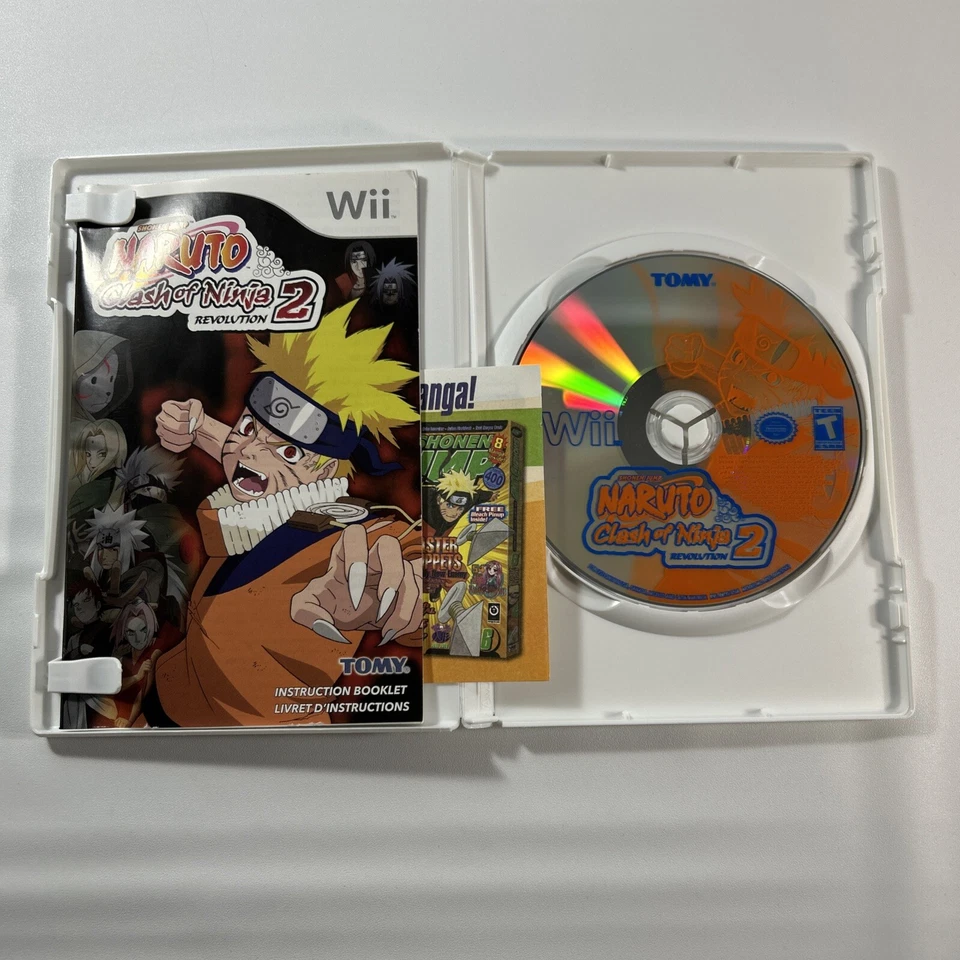 Naruto: Clash of Ninja Revolution 2 Nintendo Wii, 2008 Complete CIB Tested - Image 2 of 4