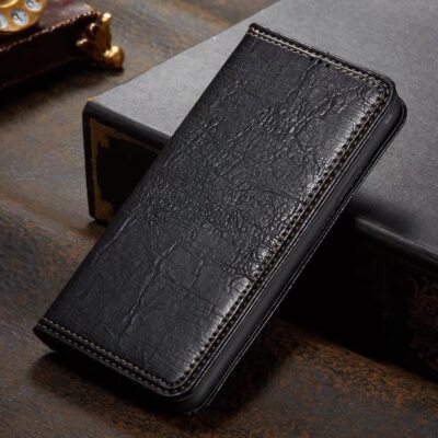 iPhone 13 / Pro Retro Hülle Echt Leder Case Handytasche Schutzhülle Handyhülle